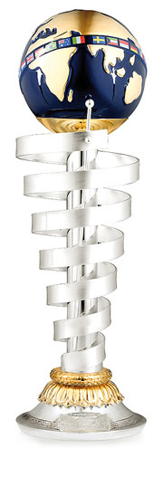 Pokal mit Weltkugel 4982R